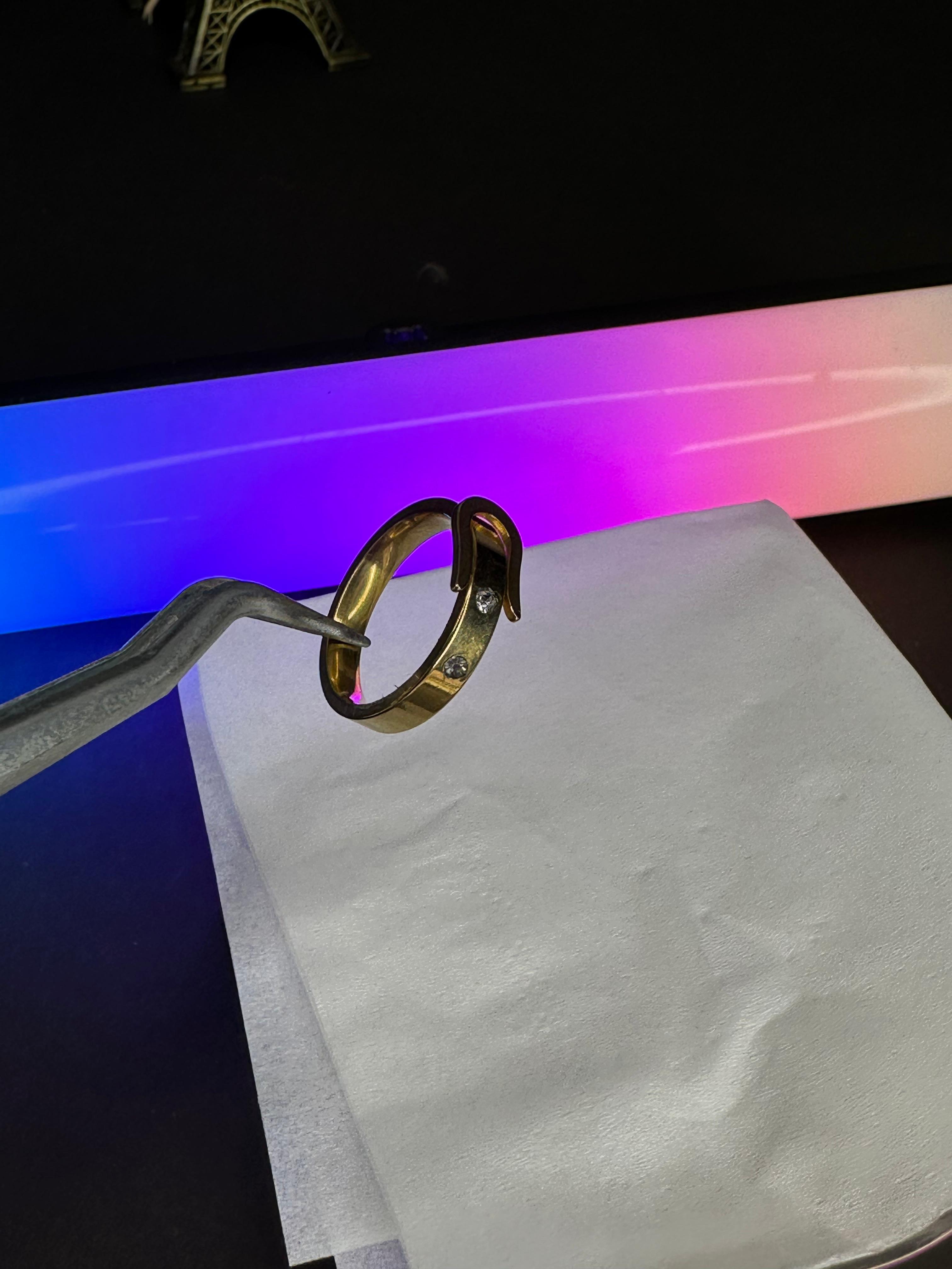 Ring with Crystal Accents